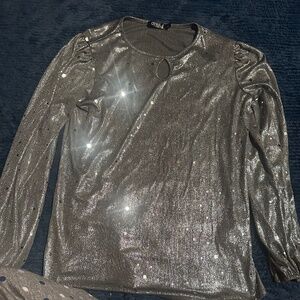 Cure brand women’s size small long sleeve blouse